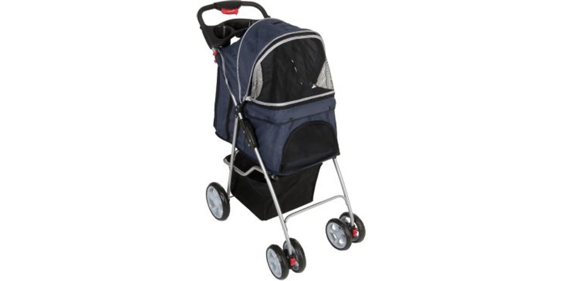 Sporty Pet Stroller – blu scuro / grigio chiaro…