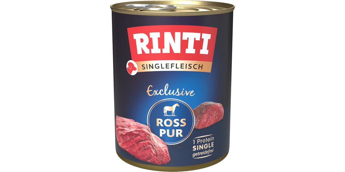 RINTI Monoproteico Exclusive 6 x 800 g – Cavallo…