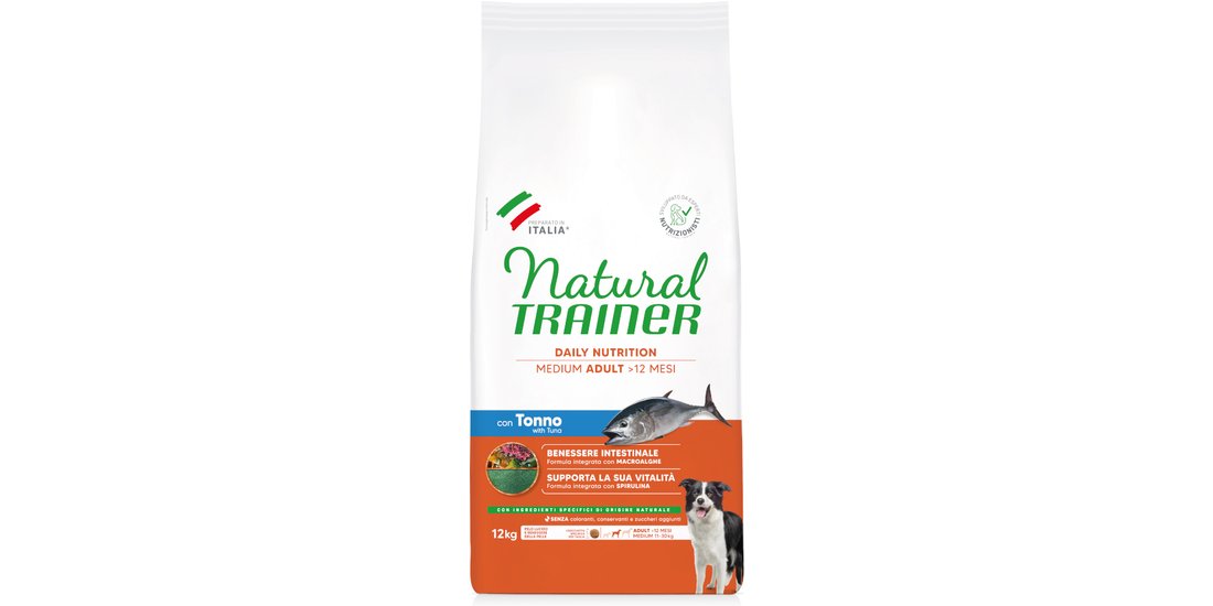 Natural Trainer Adult Medium con Tonno – 12 kg…