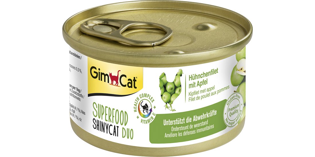 GimCat Superfood ShinyCat Duo 6 x 70 g – Pacco…
