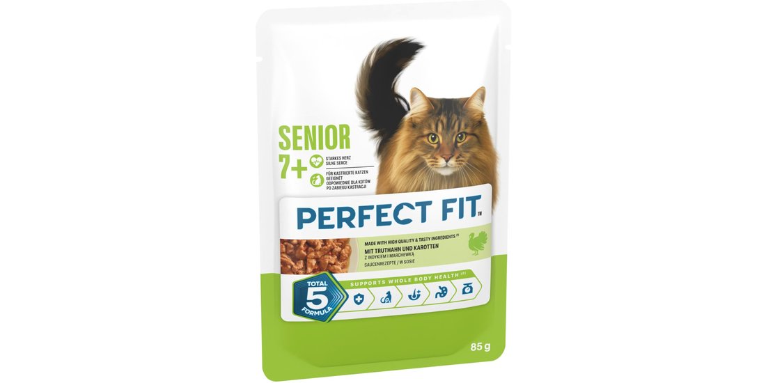 Perfect Fit 24 x 85 g – Senior con Tacchino e…