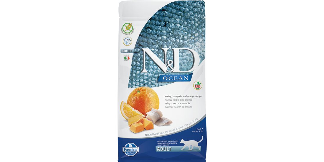Farmina N&D Ocean Grain Free Adult Cat Aringa…
