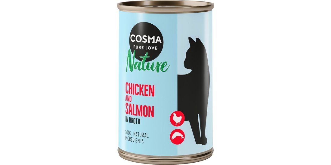 Cosma Nature 24 x 140 g Alimento umido per gatti…
