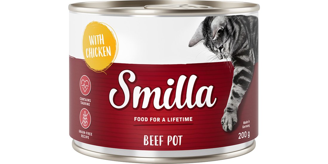 Smilla Delizie al Manzo 18 x 200 g umido gatto…