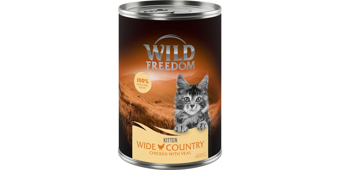 Wild Freedom Kitten 12 x 400 g Umido per gatto…