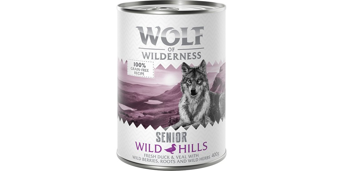 Wolf of Wilderness Senior 12 x 400 g umido per…