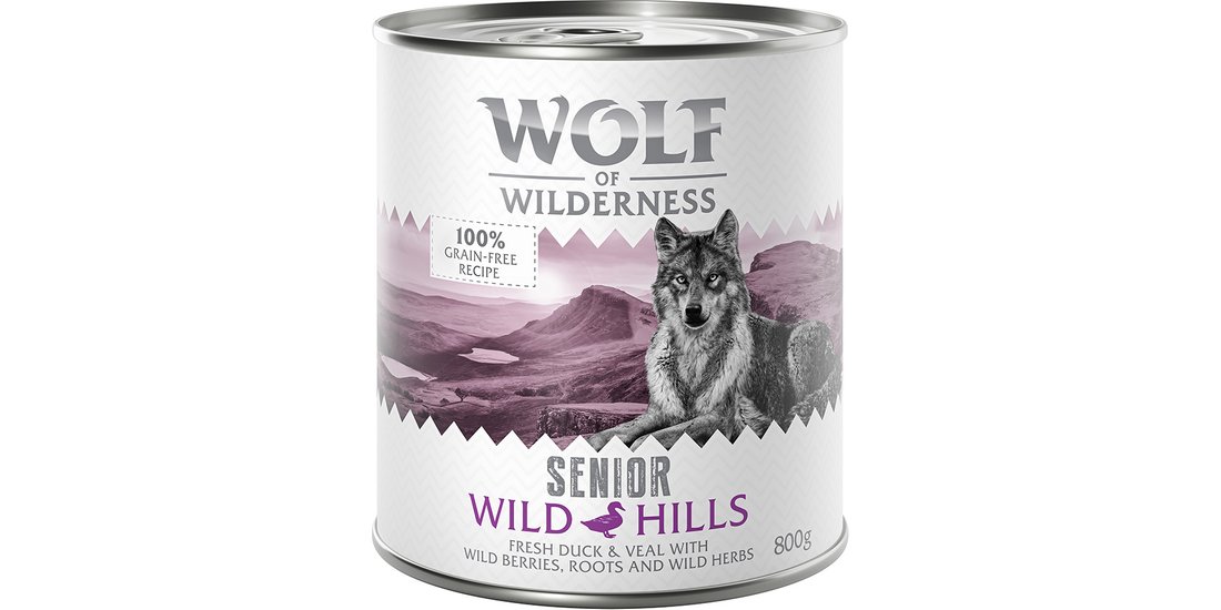 Wolf of Wilderness Senior 24 x 800 g umido per…