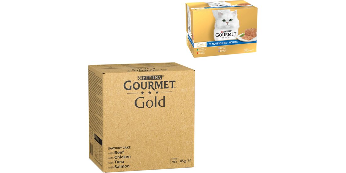 96 x 85 g Gourmet Gold + 24 x 85 g Gourmet Gold…