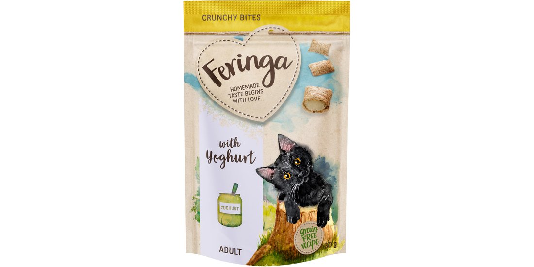 Feringa Crunchy Bites Yogurt Snack per gatti – …
