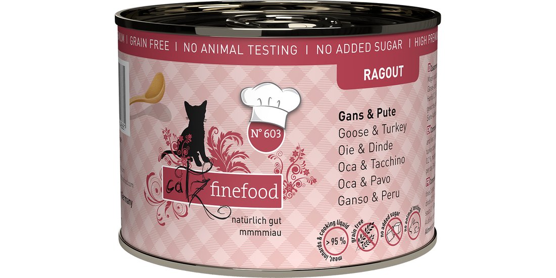 catz finefood Ragout 24 x 190 g – n. 603 Oca & …