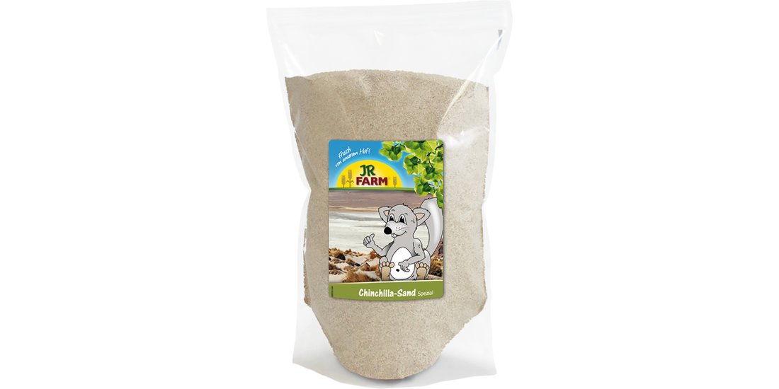 Sabbia da bagno per cincillà JR Farm – 4 kg
