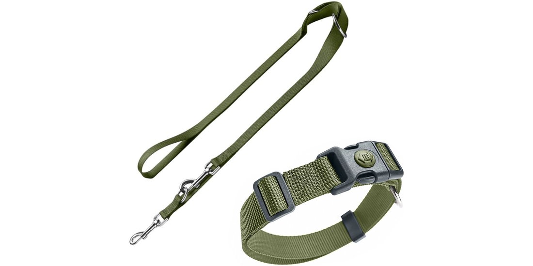 Set collare e guinzaglio – Hunter London verde…