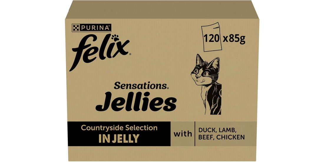 Multipack 120 x 85 g Felix Sensations in Gelatina…