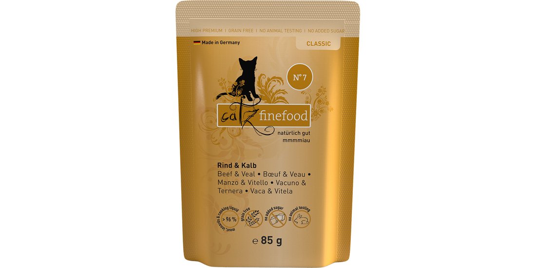 catz finefood 16 x 85 g – Manzo & Vitello
