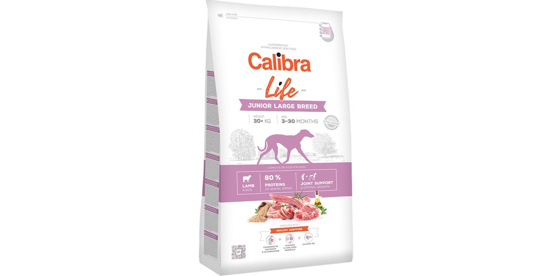 Calibra Dog Life Junior Agnello per cani di razza…