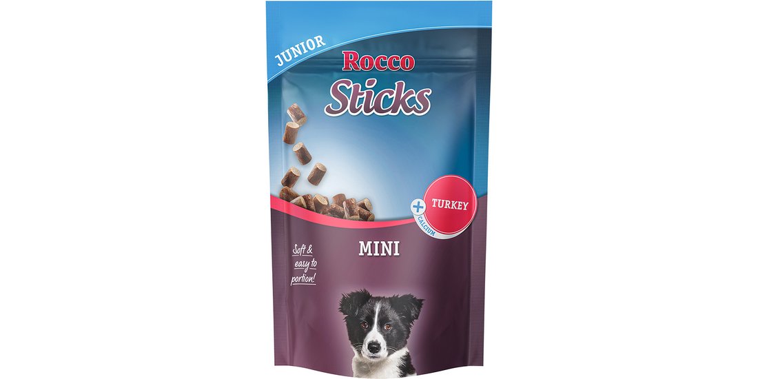 Rocco Sticks Mini Snack per cane – 70 g Junior…