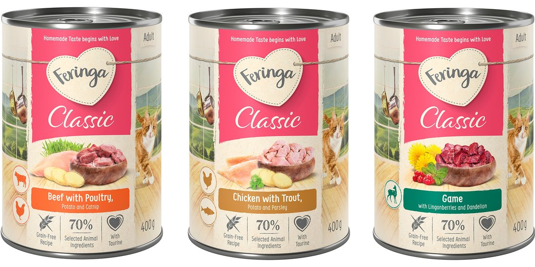 Feringa Classic Meat Menù 6 x 400 g Pacco misto…