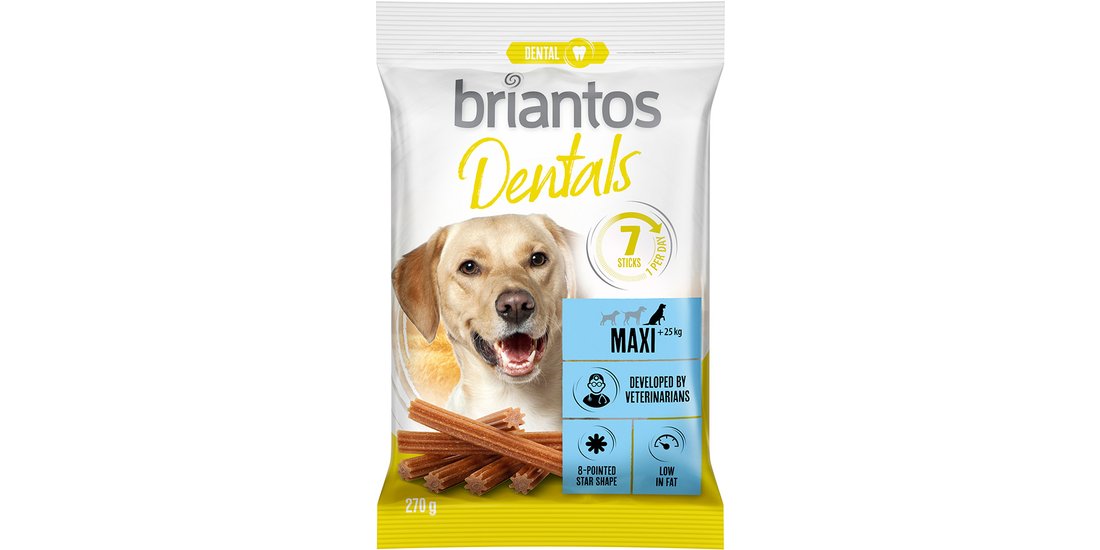 Briantos Dentals Snack per cani – Maxi (7 bastoncini…