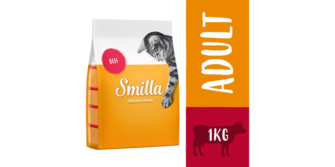 Smilla Adult Manzo Crocchette per gatti – 1 kg…