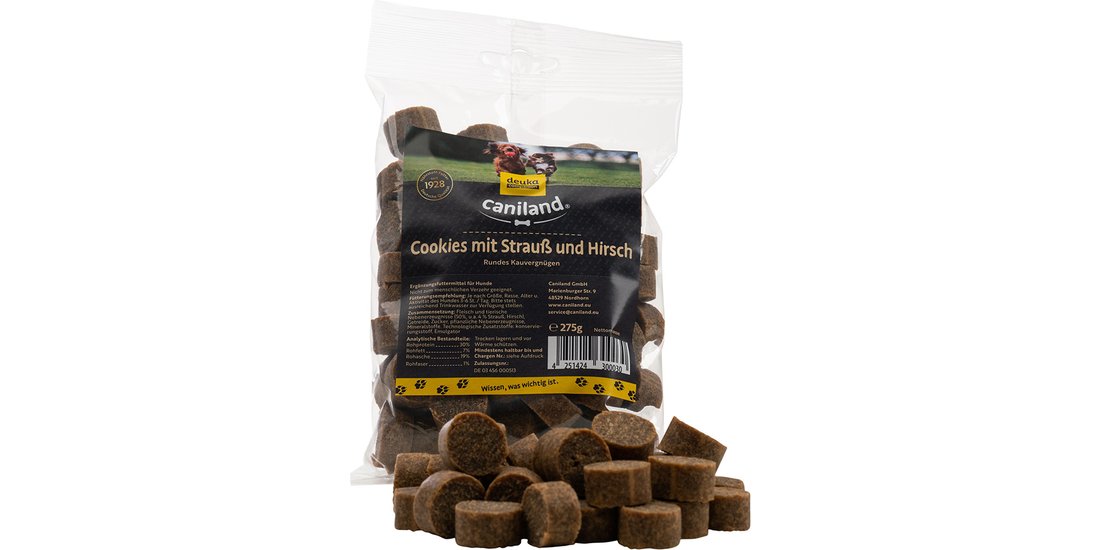 Caniland – cookies struzzo e cervo – Set %: 3…