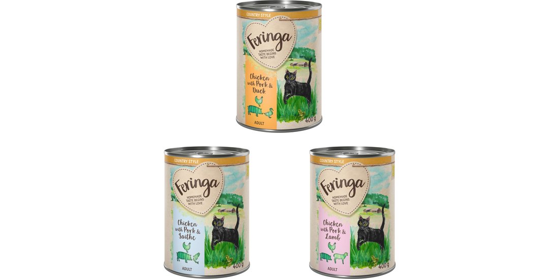 Feringa Country Style Menù 24 x 400 g – Mix 2…