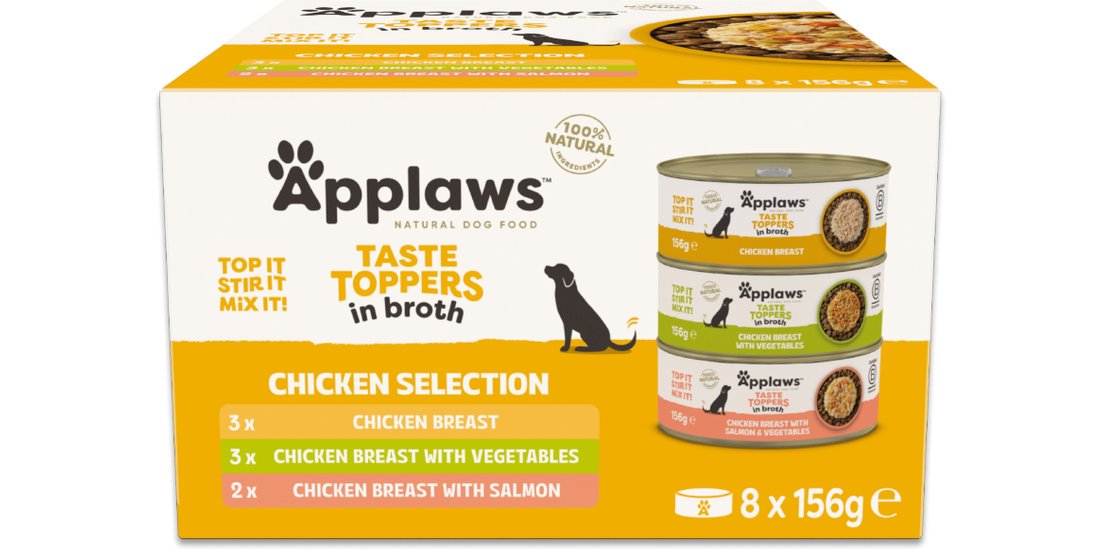 Applaws Taste Toppers Pacco misto 8 x 156 g per…