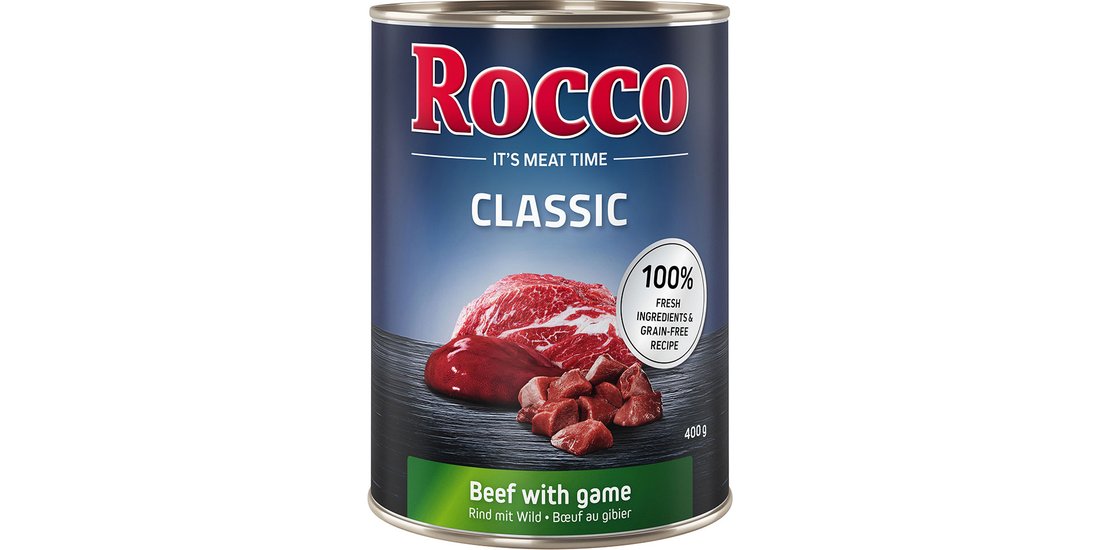 Rocco Classic 12 x 400 g Alimento umido per cani…