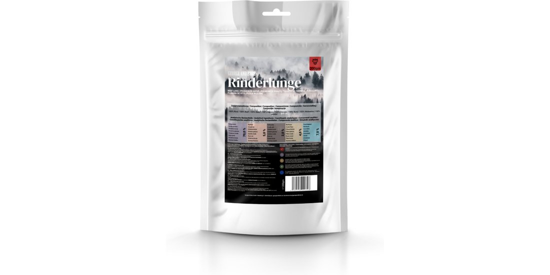 George & Bobs snack per cani 3 x 200 g – Polmone…