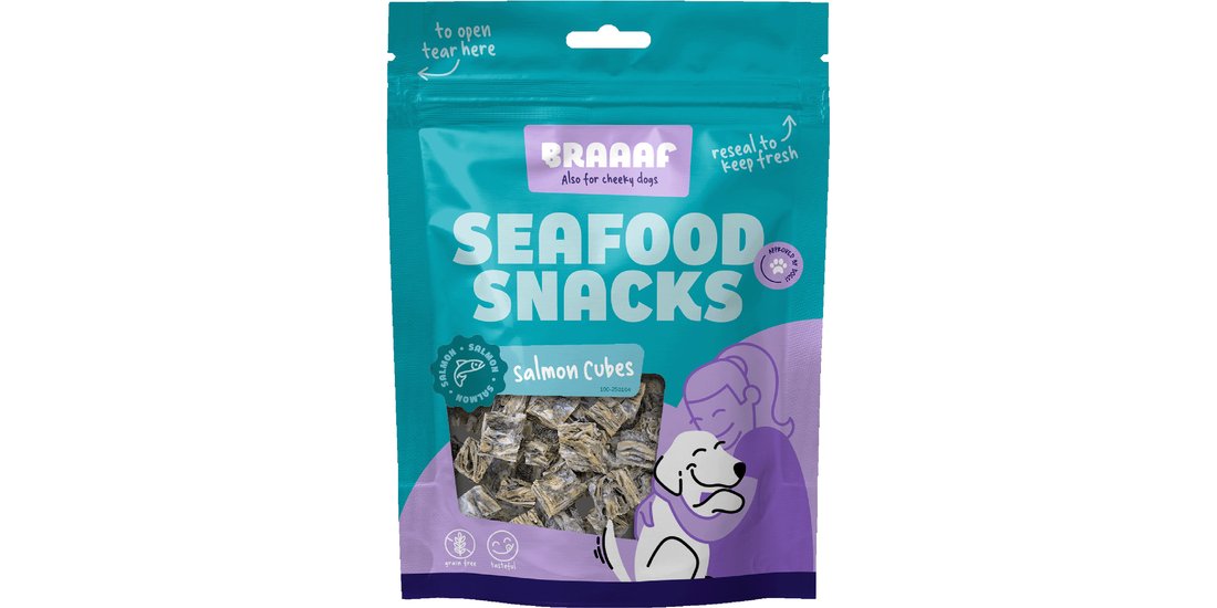 Braaaf Cubes con Salmone – 70 g