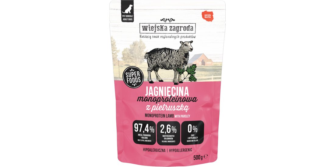 Wiejska Zagroda Monoprotein Adult 5 x 500 g – …