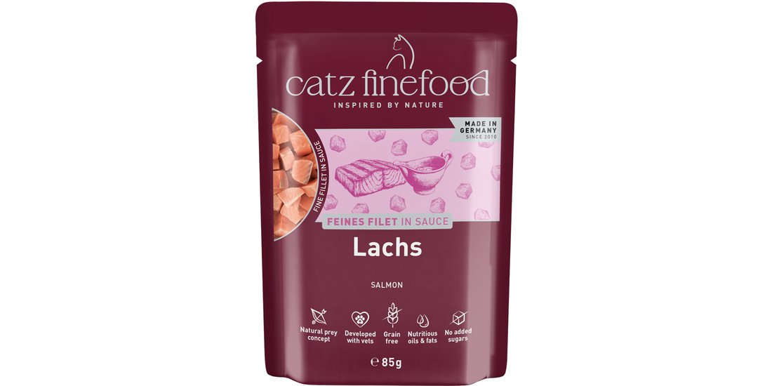 catz finefood Fillets 16 x 85 g – Salmone