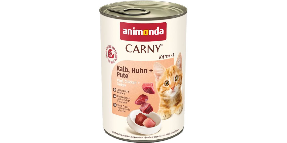 animonda Carny Kitten 24 x 400 g – Vitello Pollo…