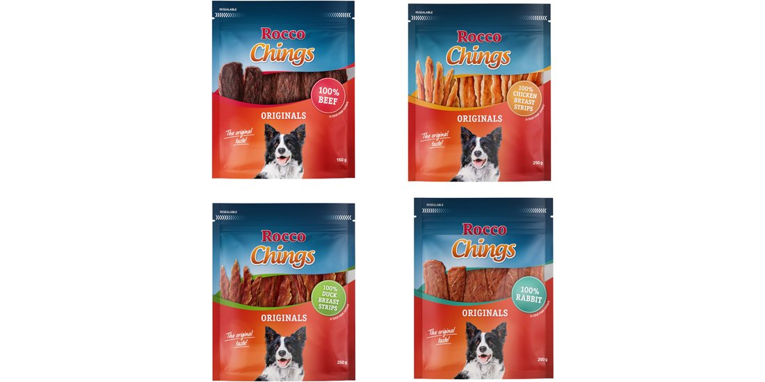 Pacco misto! Rocco Chings Originals – 850 g Strisce…