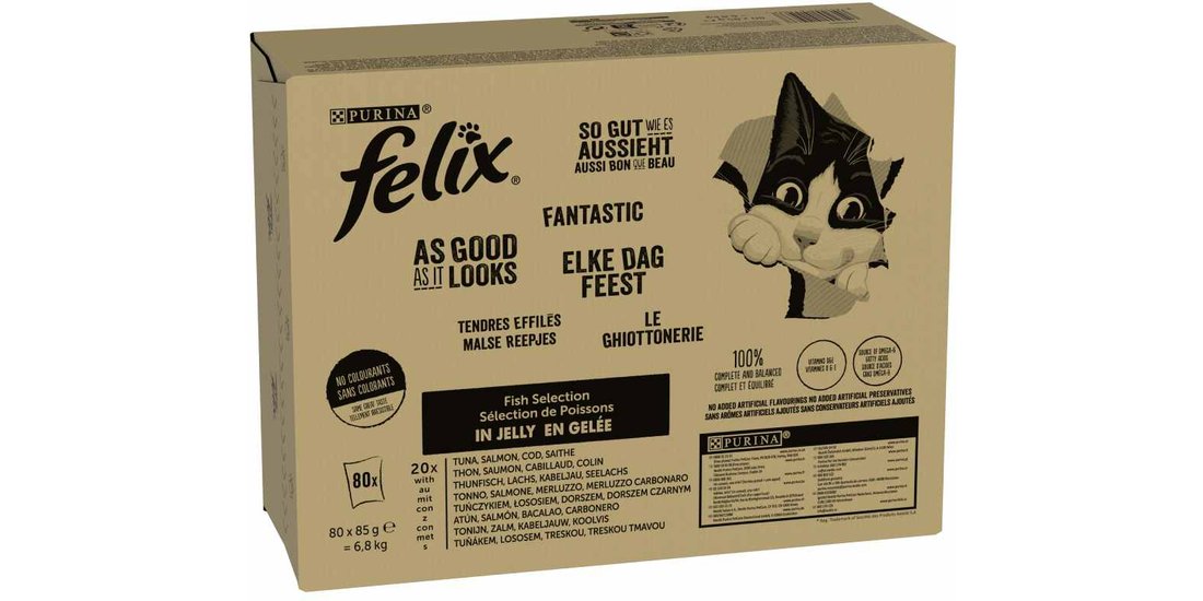 Felix Le Ghiottonerie in Gelatina 80 x 85 g umido…