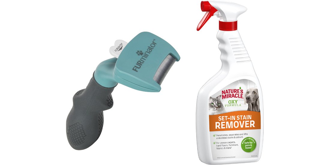 deShedding FURminator per gatti + Nature’s Miracle…