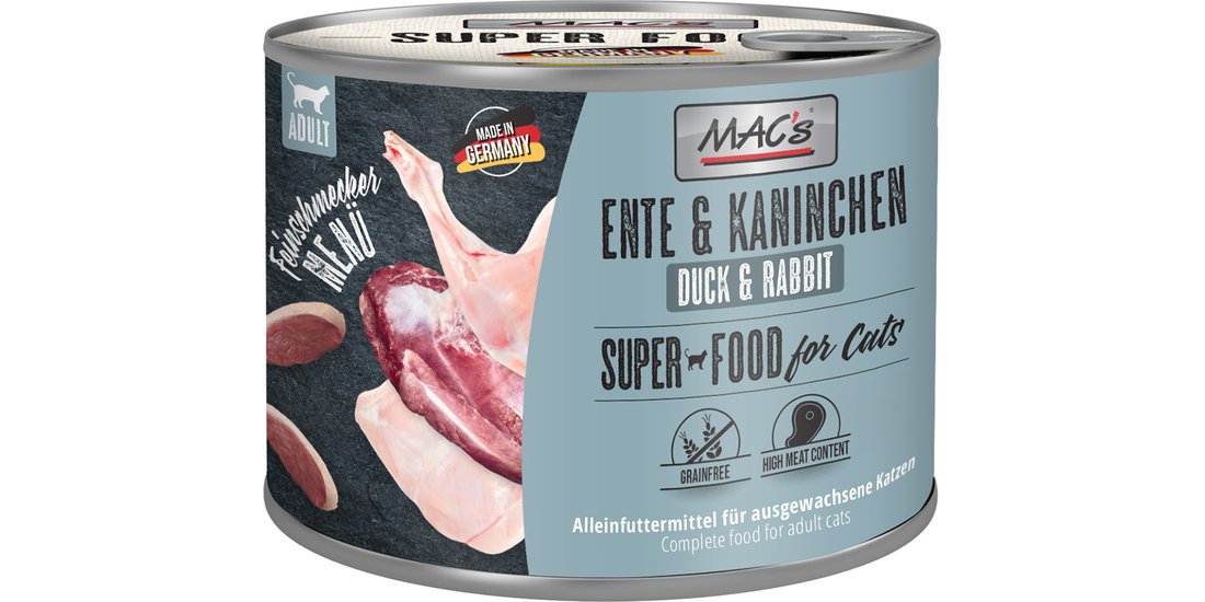 MAC’s Cat Gourmet 24 x 200 g – Anatra & Coniglio…