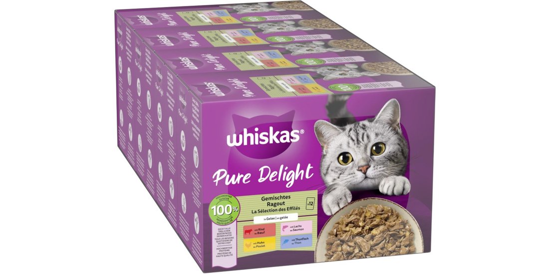 Megapack risparmio! Whiskas Pure Delight in buste…