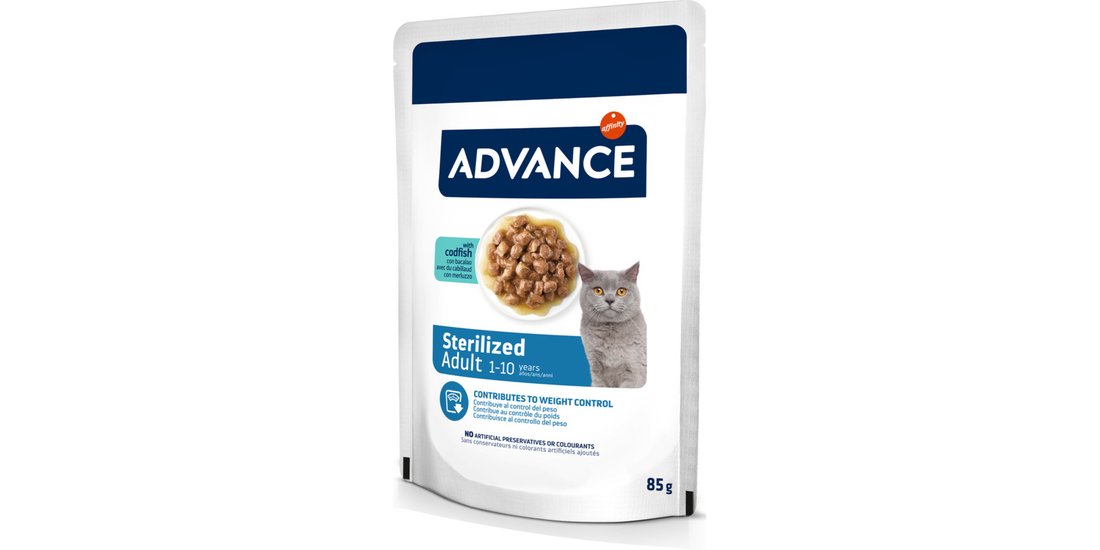 Advance Feline Sterilized Merluzzo umido per …