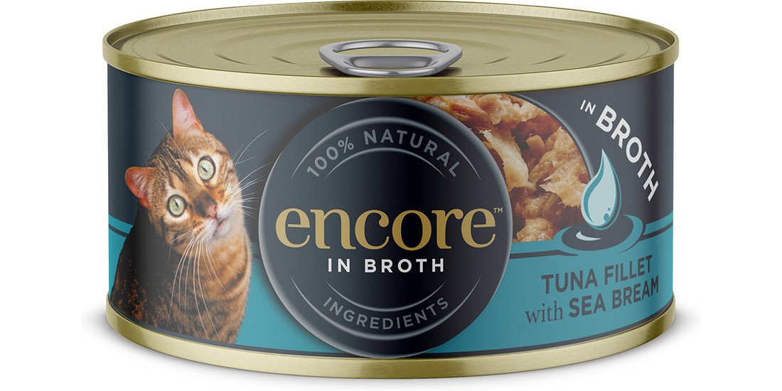 Encore in lattina 16 x 70 g Umido gatto – Tonno…