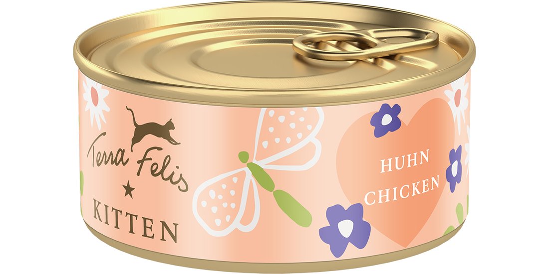 Terra Felis Kitten 18 x 70 g – Pollo