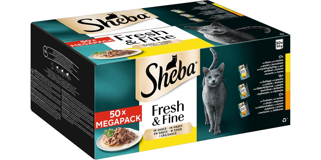 Sheba Délices du Jour 50 x 50 g – con Pollo Pollame…
