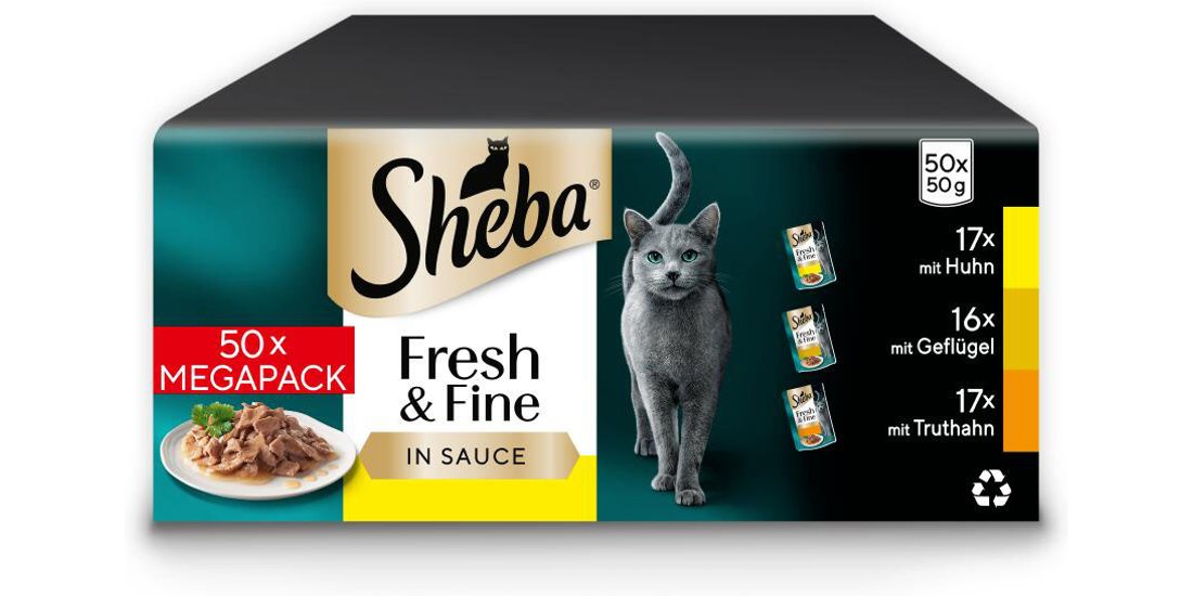 Sheba Délices du Jour 50 x 50 g – con Pollo Pollame…