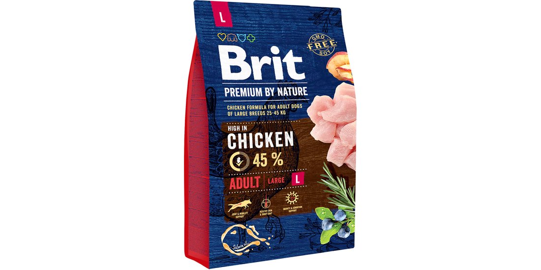 Brit Premium by Nature Adult L Crocchette cane…