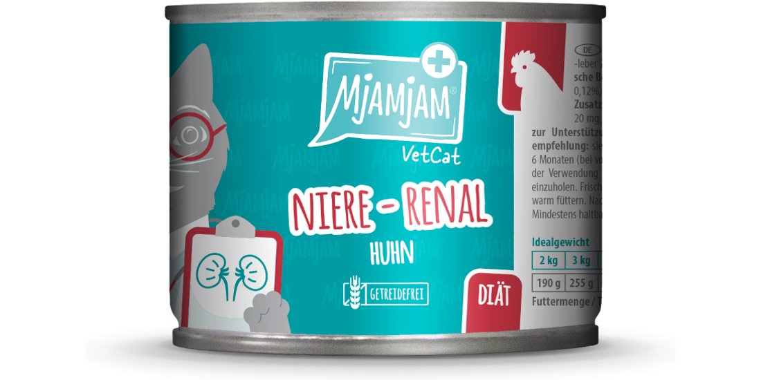 MjAMjAM VetCat Renal 6 x 200 g umido per gatti…