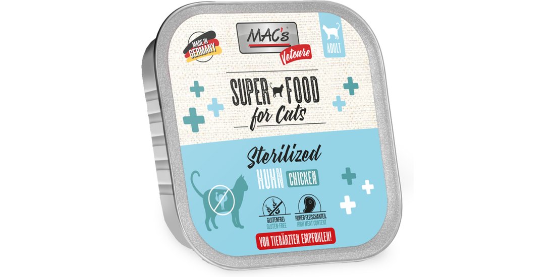 MAC’s Vetcare Sterilized umido per gatto – 16…