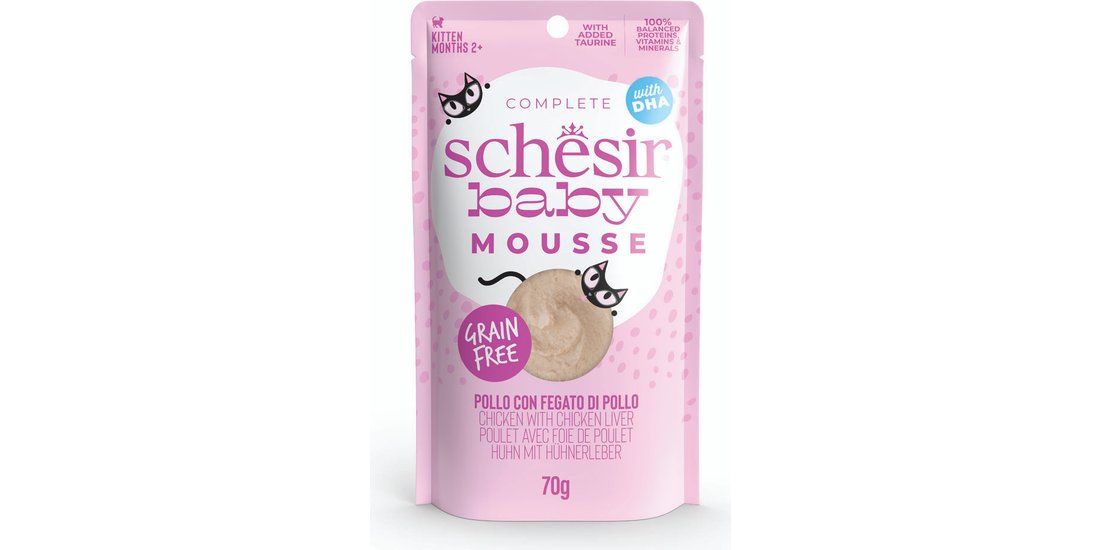 Schesir Baby Mousse 12 x 70 g Umido per gatto…