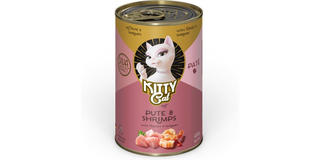 KITTY Cat Adult Paté 24 x 400 g – Tacchino & …