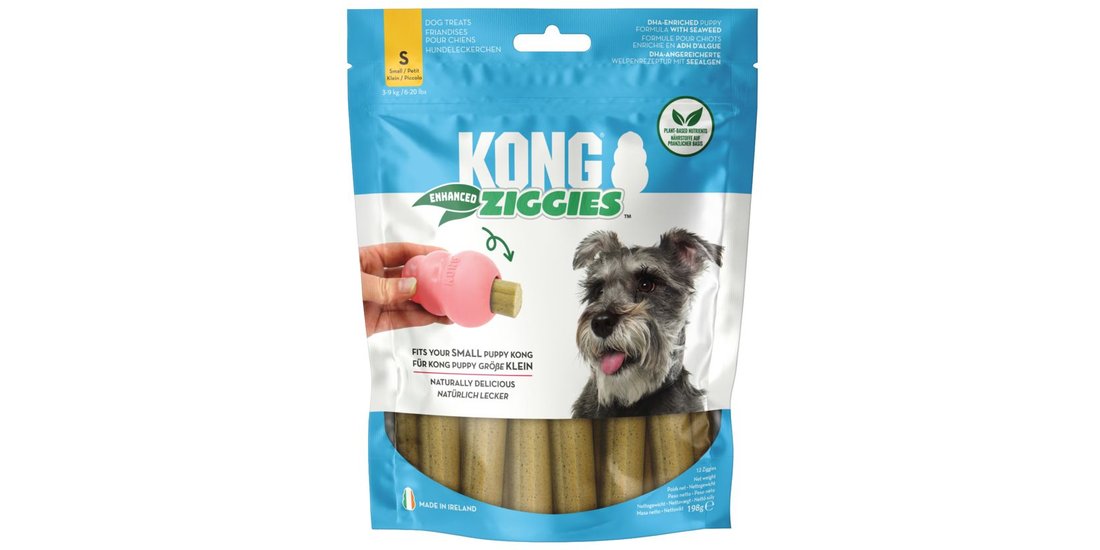KONG Ziggies Enhanced Puppy – S: per cani fino…