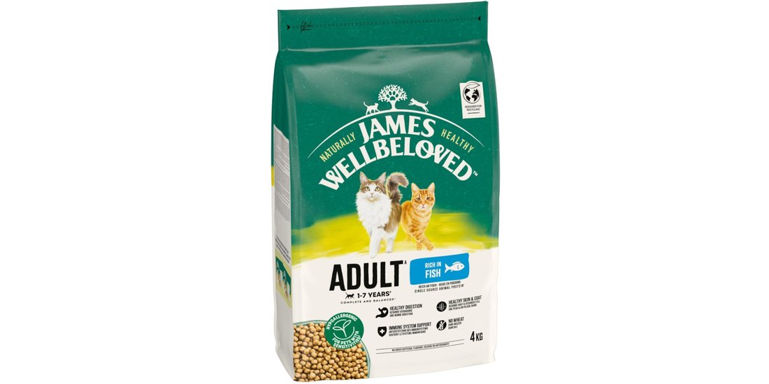 James Wellbeloved Adult Cat Hypoallergenic Pesce…