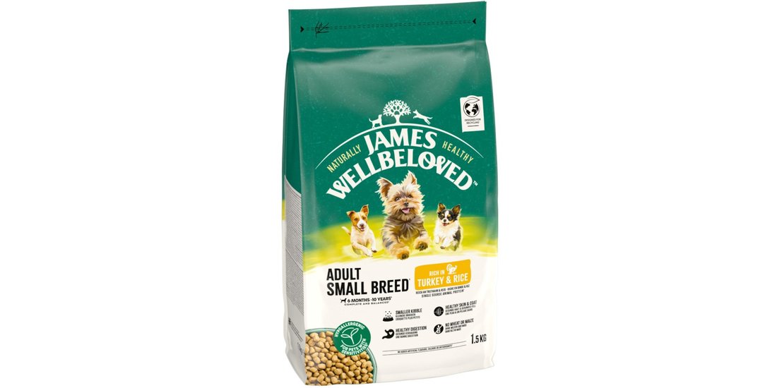James Wellbeloved Adult Small Breed Tacchino & …